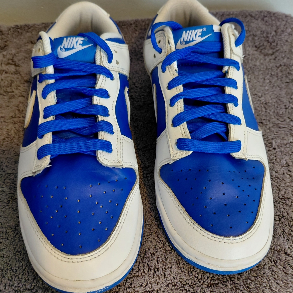 Nike Blue and White Sneakers